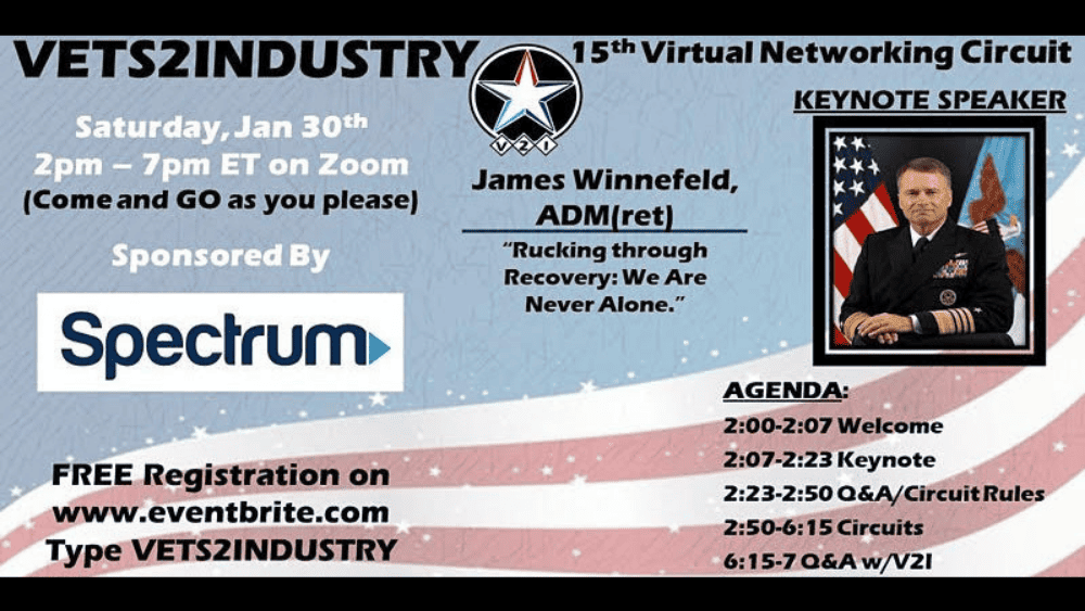 Vets2Industry Networking Invite