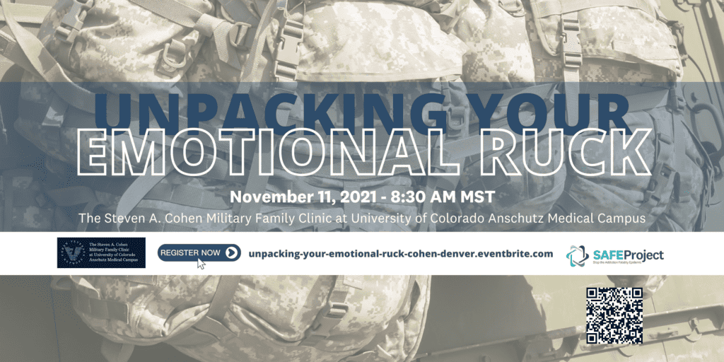 Unpacking Your Emotional Ruck. Logos Link and QR Code